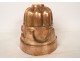 Antique copper cake mold, 19th century kitchen