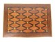 Cigar box mahogany wood rosewood marquetry 19th century