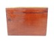 Cigar box mahogany wood rosewood marquetry 19th century