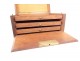 Cigar box mahogany wood rosewood marquetry 19th century