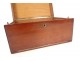 Cigar box mahogany wood rosewood marquetry 19th century