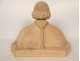 Terracotta bust sculpture F. Bazin Mgr Duparc bishop Quimper Léon 20th century
