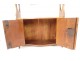 Lois XV wall shelf cherry wood marquetry Maltese cross hearts 18th century