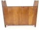 Lois XV wall shelf cherry wood marquetry Maltese cross hearts 18th century