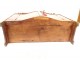 Lois XV wall shelf cherry wood marquetry Maltese cross hearts 18th century