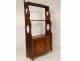 Lois XV wall shelf cherry wood marquetry Maltese cross hearts 18th century