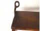 Lois XV wall shelf cherry wood marquetry Maltese cross hearts 18th century
