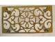 Gilded brass trivet support with claw feet, 18th century