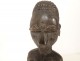 African votive statuette of Baoulé fertility, wood, woman, Ivory Coast, 20th century