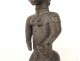 African votive statuette of Baoulé fertility, wood, woman, Ivory Coast, 20th century