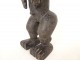 African votive statuette of Baoulé fertility, wood, woman, Ivory Coast, 20th century