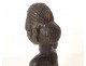 African votive statuette of Baoulé fertility, wood, woman, Ivory Coast, 20th century