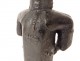 African votive statuette of Baoulé fertility, wood, woman, Ivory Coast, 20th century