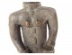 African votive statuette of Baoulé fertility, wood, woman, Ivory Coast, 20th century