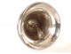 Solid silver table bell Minerva flowers 114gr 19th century