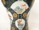 Chinese porcelain vase with horse figures, General flowers, China, early 20th century