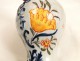 Pot vase covered in Delft 18th Duijn Flowers