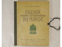 Jean Besancenot portfolio book Arab Berber jewelry Morocco Casablanca 1953