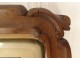 Carved wooden frame with coat of arms, quartered North Flanders, 19th century engravings