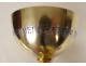 Chalice paten agent vermeil Minerva Maison Evellin Rennes crucifixion 20th century
