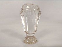 Cut crystal seal stamp monogram initials 19th century collection