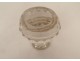 Cut crystal seal stamp monogram initials 19th century collection