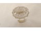 Cut crystal seal stamp monogram initials 19th century collection
