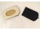 Ivory Dieppe card holder wallet case, 19th century folk dance scene