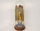 Virgin of Marseille Santibelli Saint Mary terracotta gilded globe 19th century