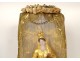 Virgin of Marseille Santibelli Saint Mary terracotta gilded globe 19th century
