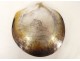 Mother-of-pearl shell young girl flowers convict work New Caledonia 19th century