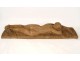 Large terracotta sculpture Marcel Bouraine sleeping nude woman 90.5cm 20th century