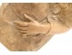Large terracotta sculpture Marcel Bouraine sleeping nude woman 90.5cm 20th century
