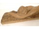 Large terracotta sculpture Marcel Bouraine sleeping nude woman 90.5cm 20th century