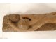 Large terracotta sculpture Marcel Bouraine sleeping nude woman 90.5cm 20th century