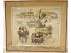 HST tableau Louis Rosan pardon marin Procession Mer Bretagne Lorient XXème