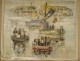 HST painting Louis Rosan pardon sailor Procession Sea Brittany Lorient 20th century