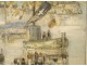 HST painting Louis Rosan pardon sailor Procession Sea Brittany Lorient 20th century