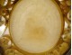 Reliquary medallion Agnus Dei lamb Virgin Pieta Rome wax metal 19th century