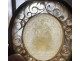Reliquary medallion Agnus Dei lamb Virgin Pieta Rome wax metal 19th century