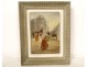 Pair HSP Léonie Lebas elegant dog Paris florist Belle Epoque XIXth