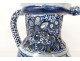 Deceptive pitcher Nevers earthenware blue monochrome gallant scene shepherdess 18th century