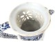 Deceptive pitcher Nevers earthenware blue monochrome gallant scene shepherdess 18th century