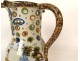 Deceptive pitcher Nevers earthenware blue monochrome gallant scene shepherdess 18th century