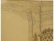 Orientalist drawing Amedeo Preziosi Ottoman women children Istanbul 19th century