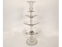 Saint-Louis Baccarat cut crystal centerpiece, late 19th century
