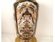 Pair of Imari vases, Japanese birds, flowers, garden, gilded bronze, Napoleon III, 19th century