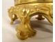 Pair of Imari vases, Japanese birds, flowers, garden, gilded bronze, Napoleon III, 19th century
