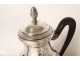 Empire coffee service, solid silver coffee pot, Minerva 1969gr, 19th century
