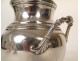 Empire coffee service, solid silver coffee pot, Minerva 1969gr, 19th century